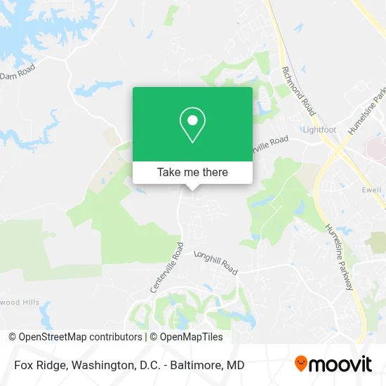 Fox Ridge map