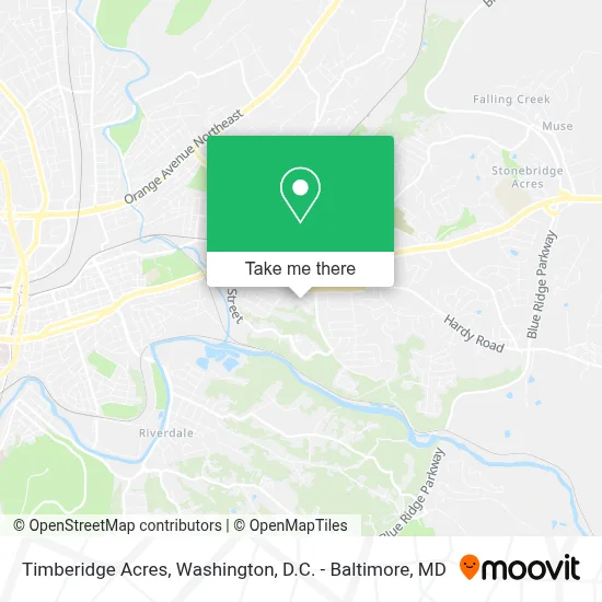 Timberidge Acres map