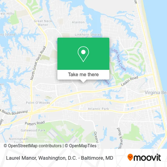 Laurel Manor map