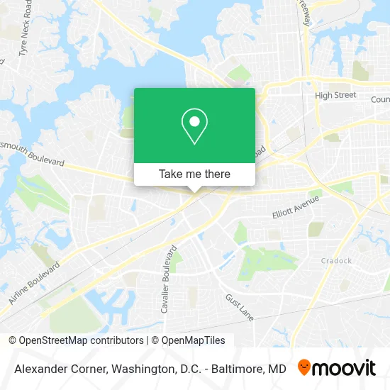 Alexander Corner map