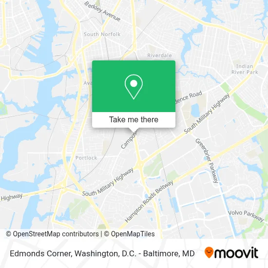 Edmonds Corner map