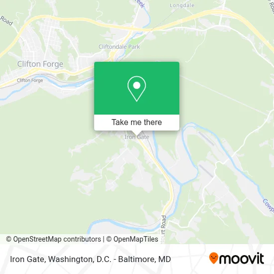 Iron Gate map