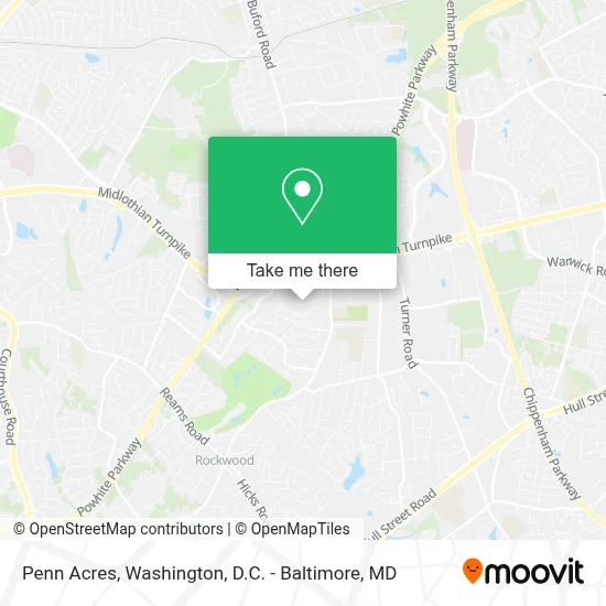 Penn Acres map