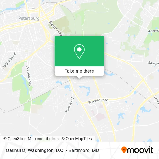 Oakhurst map