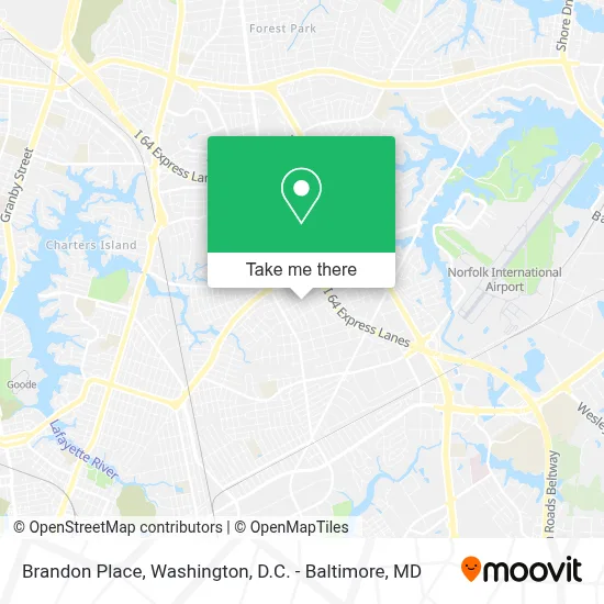 Brandon Place map