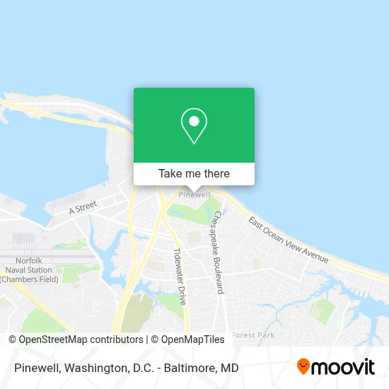 Pinewell map