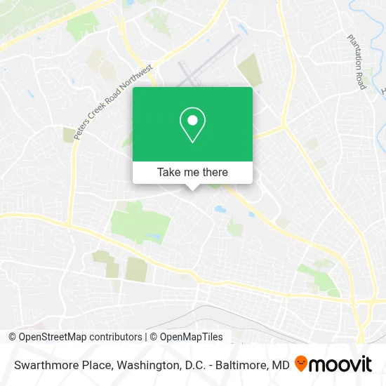 Swarthmore Place map