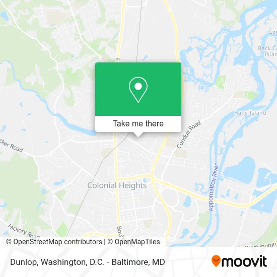 Dunlop map