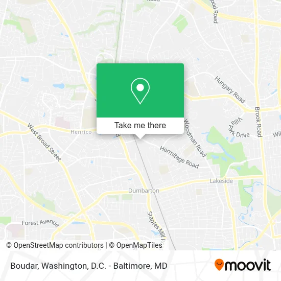 Boudar map