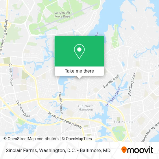 Sinclair Farms map
