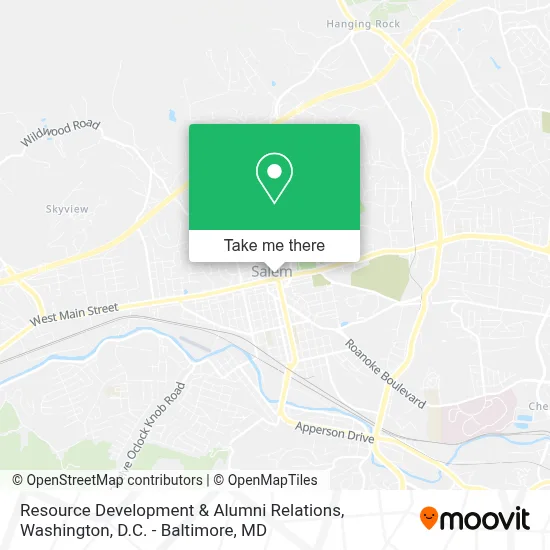 Resource Development & Alumni Relations map