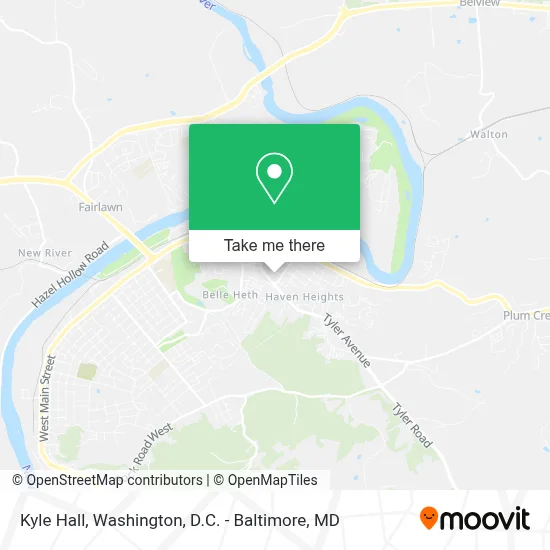Kyle Hall map