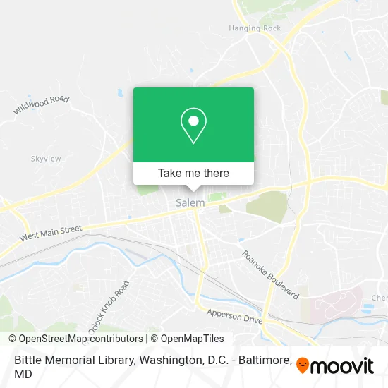 Bittle Memorial Library map