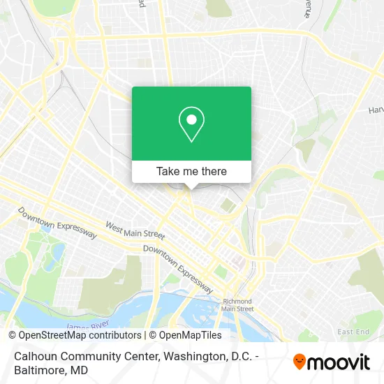 Calhoun Community Center map