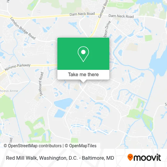 Red Mill Walk map