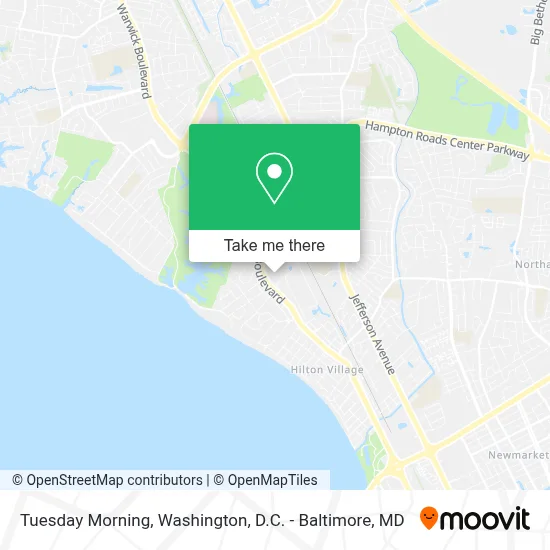 Tuesday Morning map