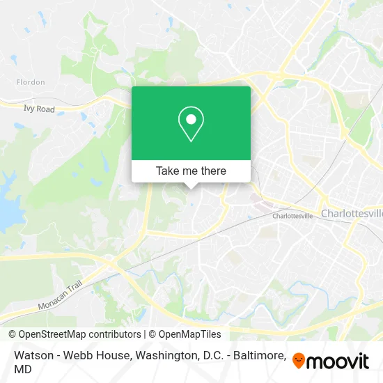 Watson - Webb House map