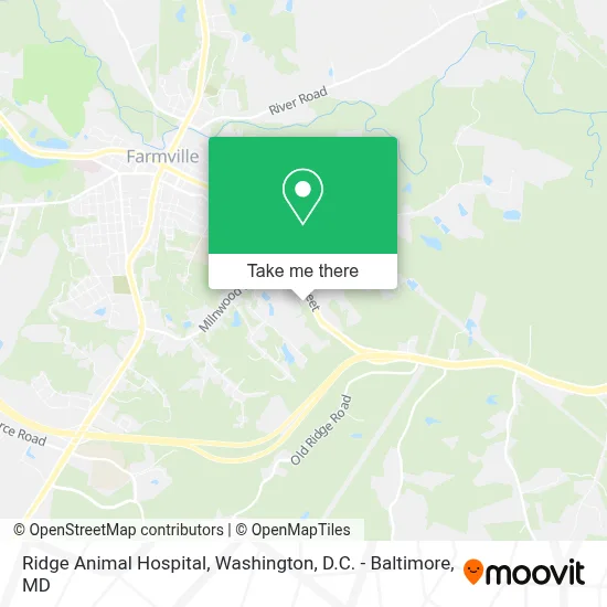 Ridge Animal Hospital map