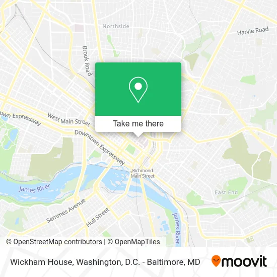 Wickham House map