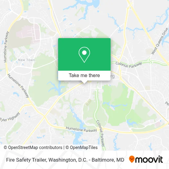 Fire Safety Trailer map