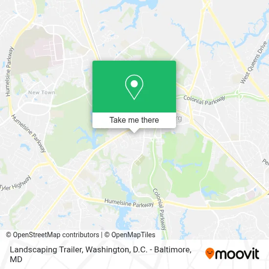 Landscaping Trailer map