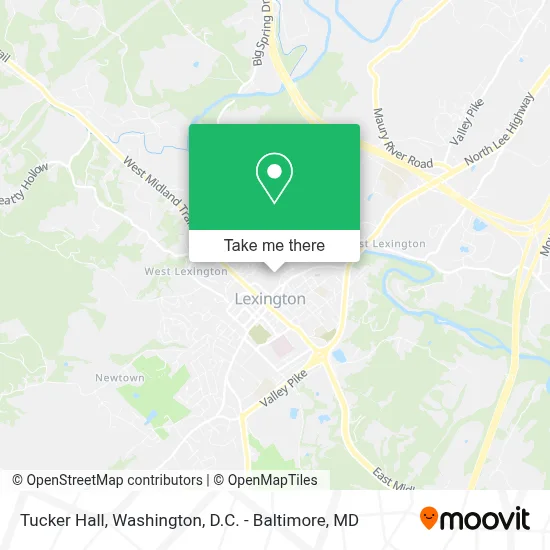 Tucker Hall map