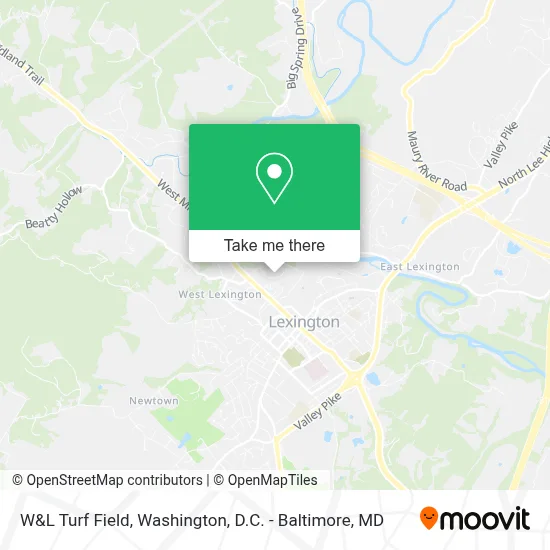 W&L Turf Field map