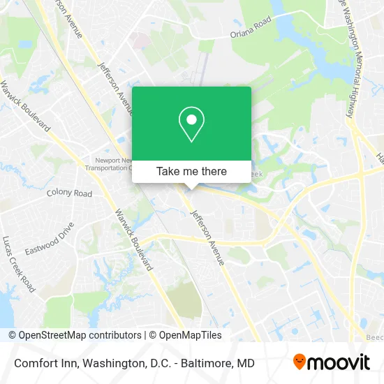 Comfort Inn map