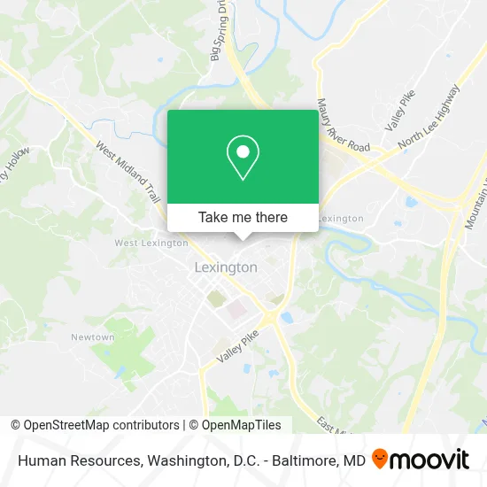 Human Resources map