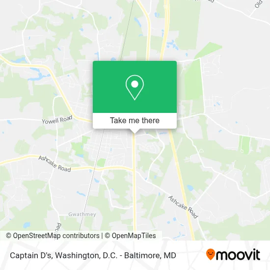 Captain D's map