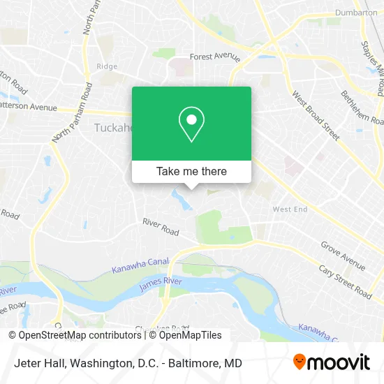 Jeter Hall map