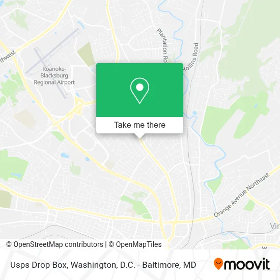 Usps Drop Box map