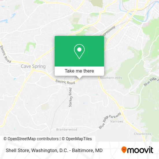 Shell Store map