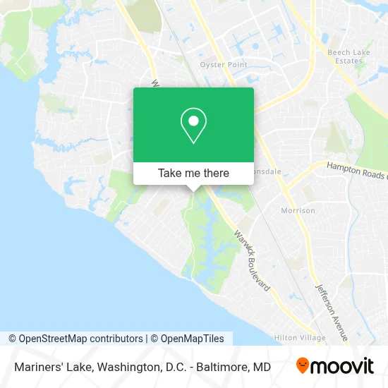 Mariners' Lake map