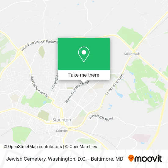 Jewish Cemetery map
