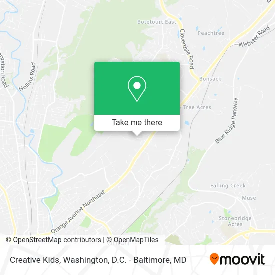 Creative Kids map
