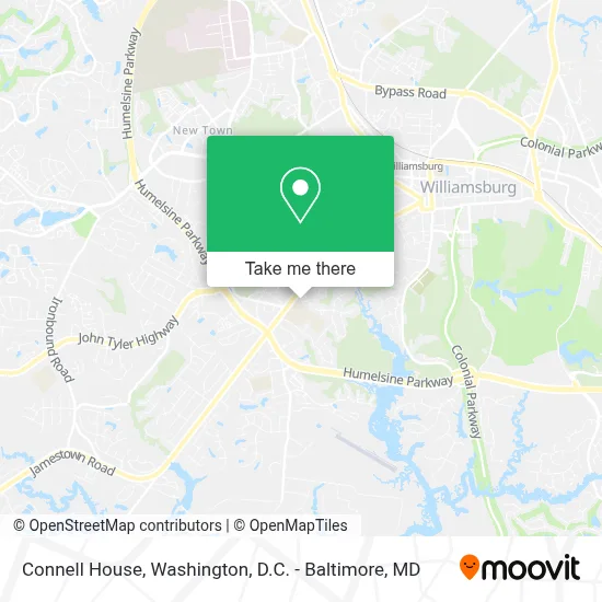 Connell House map