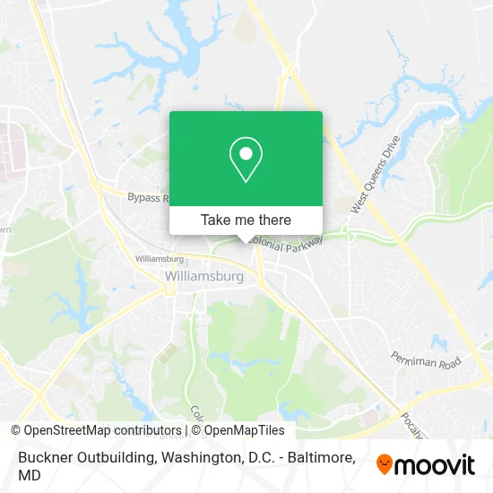 Buckner Outbuilding map