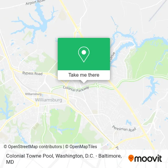 Colonial Towne Pool map
