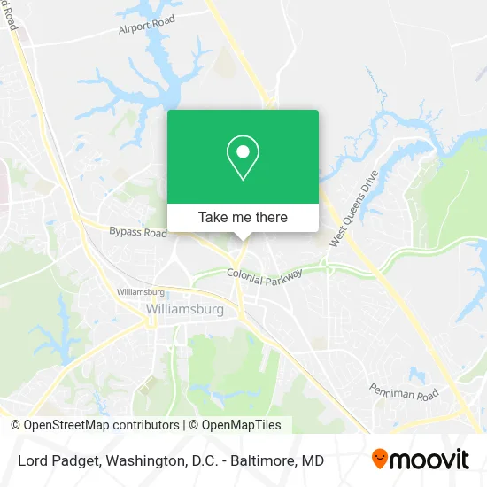 Lord Padget map