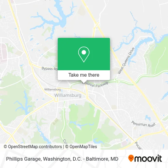 Phillips Garage map