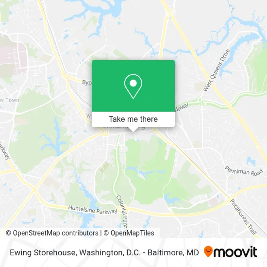 Ewing Storehouse map