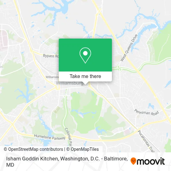 Isham Goddin Kitchen map