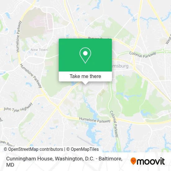 Cunningham House map
