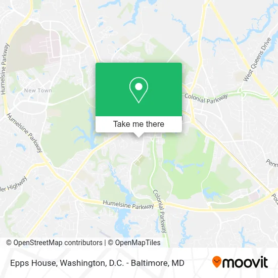 Epps House map