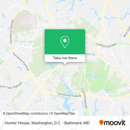 Hunter House map