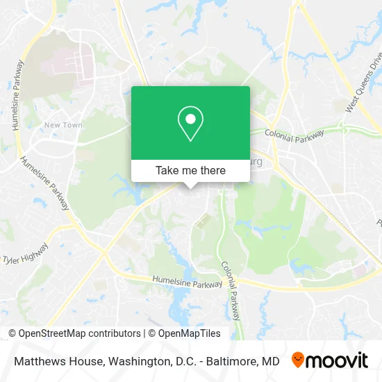 Matthews House map
