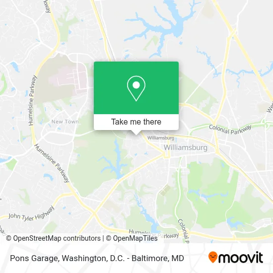 Pons Garage map