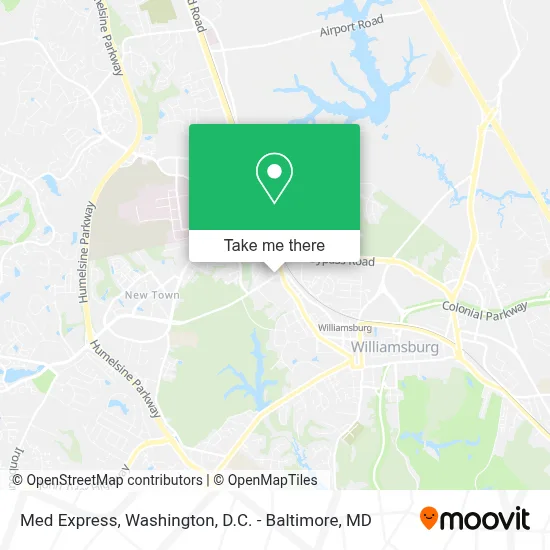 Med Express map