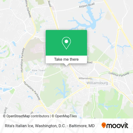 Rita's Italian Ice map